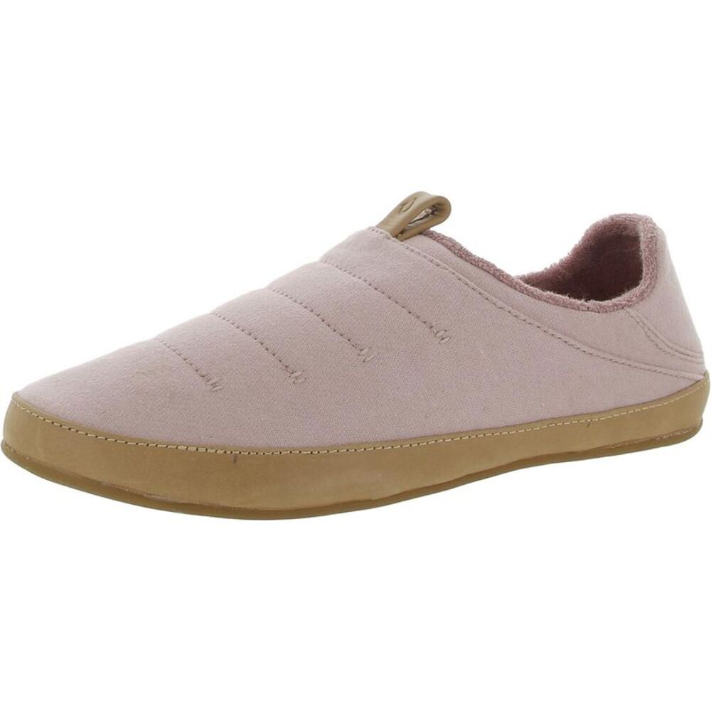 OluKai Women's Slip-On Shoes in Pink and Tan